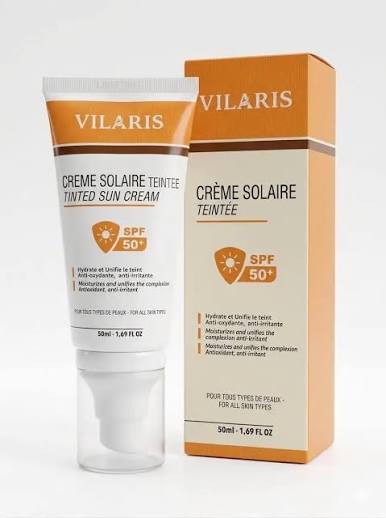 VILARIS CREME SOLAIRE TEINTE 50ML